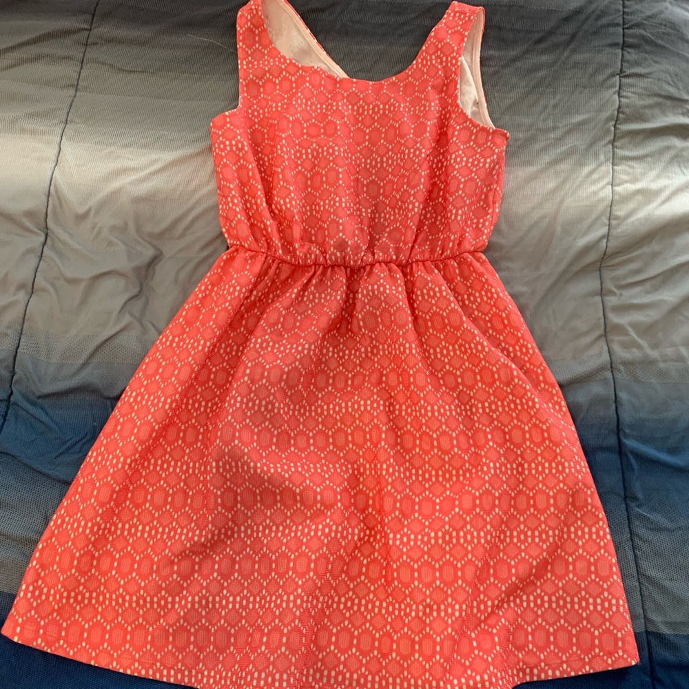 Pink sleeveless dress